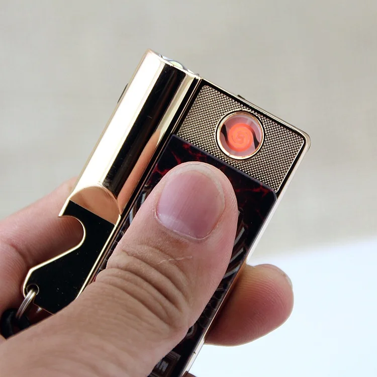 USB зарядка зажигалка, открывалка для пива и фонарик. Металлические зажигалки, USB Зажигалка, деловые подарки. Аксессуары для курения