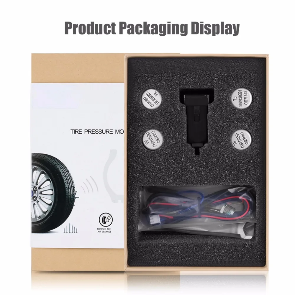 Для Mazda 100% оригинальная система контроля давления в шинах CAREUD TPMS с 4 внешними