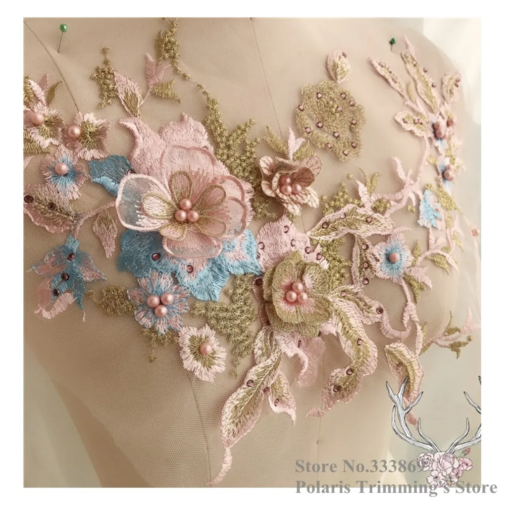 Новинка светло розовые голубые золотые бусины перламутровые с рисунком 3D