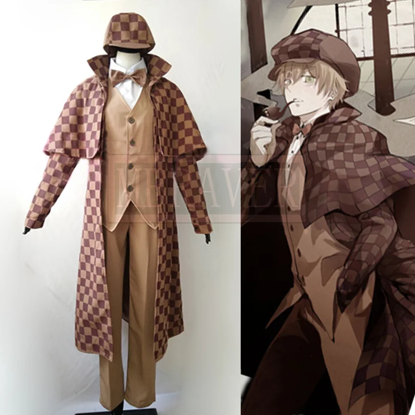 APH Axis Powers Hetalia Англия Артур Киркланд Детектив Косплей Костюм на заказ Бесплатная