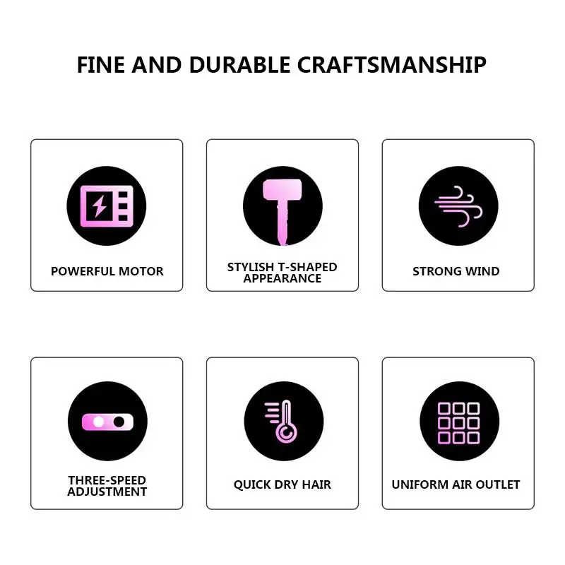 Профессиональный фен для волос высокомощные Инструменты укладки горячих и