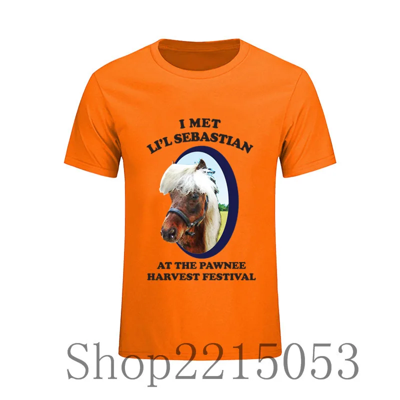 Хит футболки парки и отдых Li'l Sebastian мужские Забавные с короткими рукавами 100%