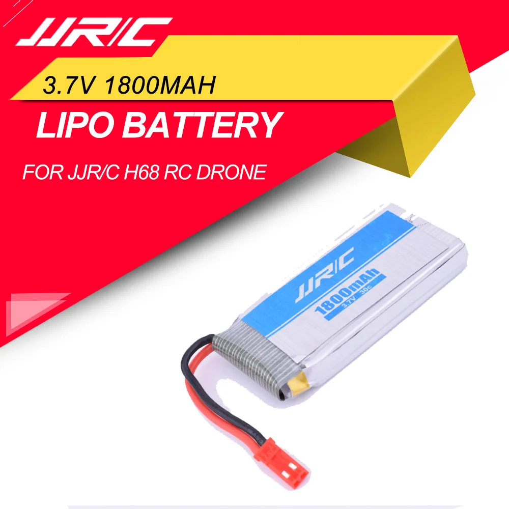 JJRC JJR/C H68 3 7 V 1800mAh 30C аккумуляторная Lipo батарея для радиоуправляемого