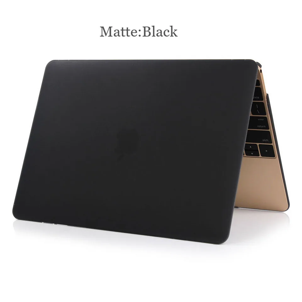 Для Apple macbook 12 дюймов модель A1534, ZVRUA Ультратонкий матовый/Кристальный чехол для ноутбука+ прозрачная крышка клавиатуры