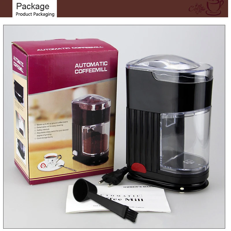 Электрический кофемолка малый тип бобы шлифовальный станок сухой токарный