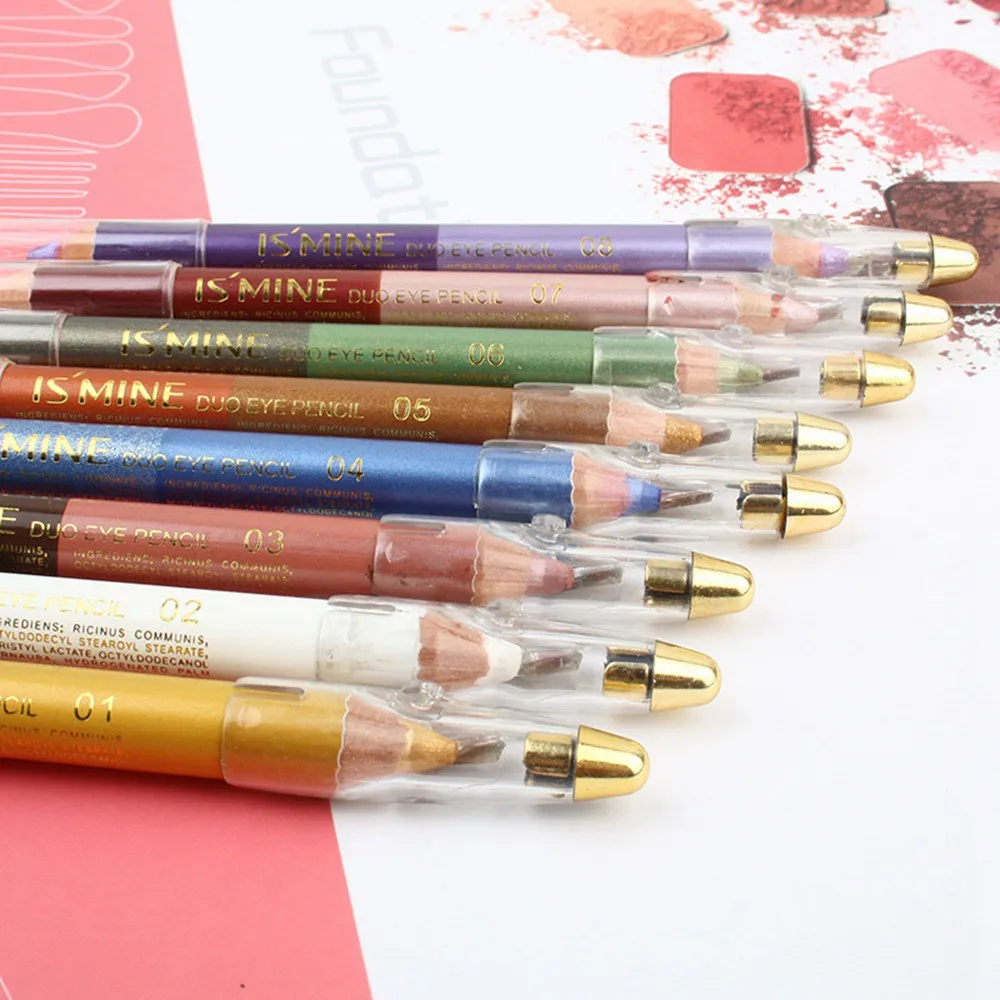 Хайлайтер блестящие тени для век Карандаш Высокое качество искусственная ручка