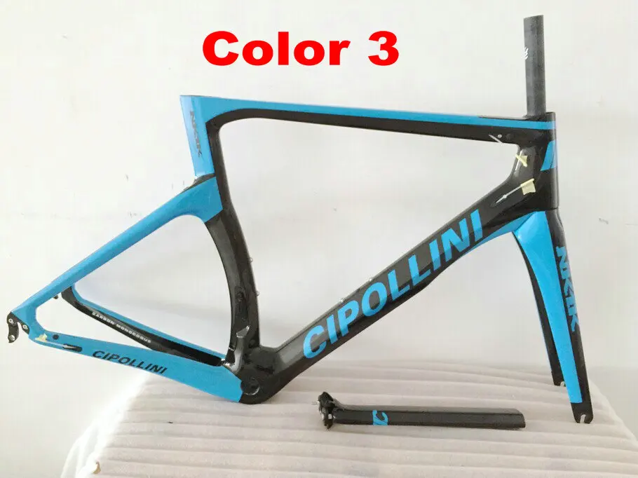 1 K/3 K карбоновый Cipollini NK1K рама красный карбоновый дорожный велосипед/велосипедная карбоновая рама+ красный карбоновый шоссейный руль - Цвет: Color 3