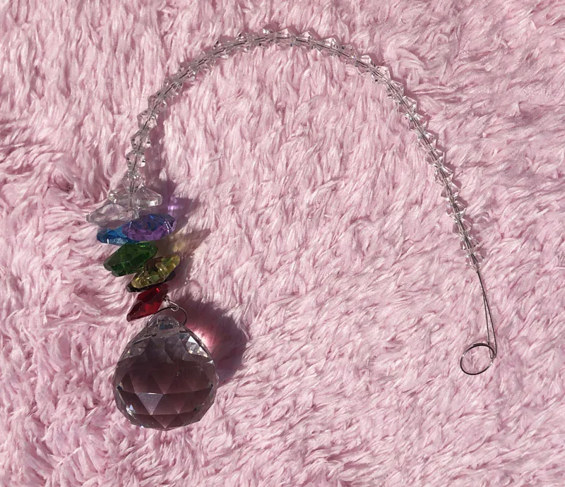 Люстра кристаллы призмы Радуга Octogon чакра Suncatcher набор из 10|set of|set 10suncatcher crystals |