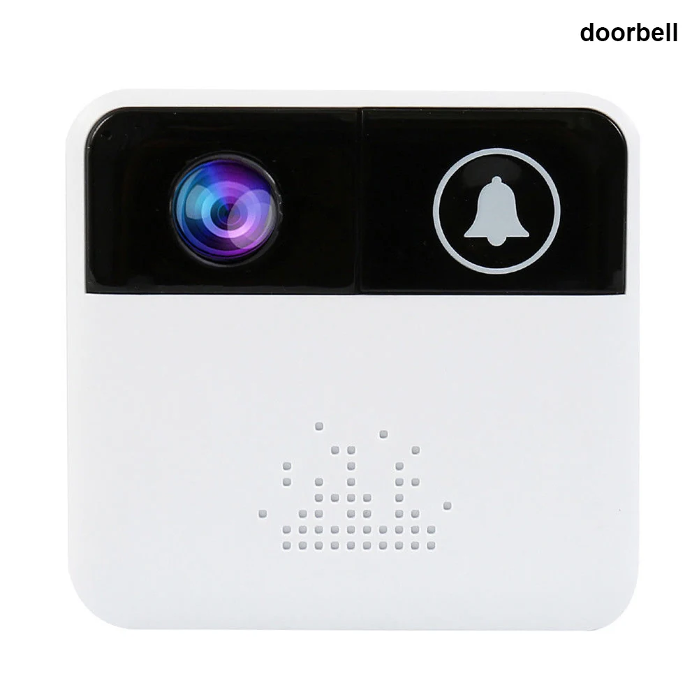 Doorbell Беспроводной Wi-Fi Смарт-пульт дистанционного видео дверная камера телефон дверной звонок Домофон ИК охранный звонок DC128 - Цвет: Doorbell