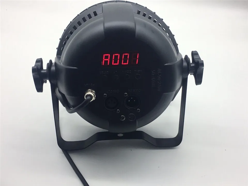 Светодиодный DJ Par 6в1 RGBWA UV 18X18 W светодиодный Par lata de Grado непроницаемый IP20 Aluminio Negro vivienda 90 V-240 V