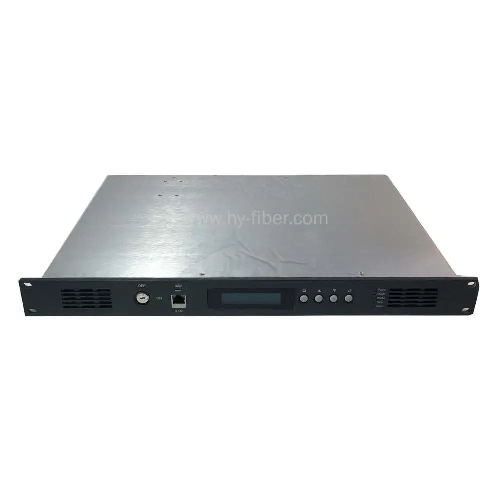 4 сторонний оптический усилитель CATV 220 нм EDFA 16 дБм с оптоволоконным портом WDM SC/APC