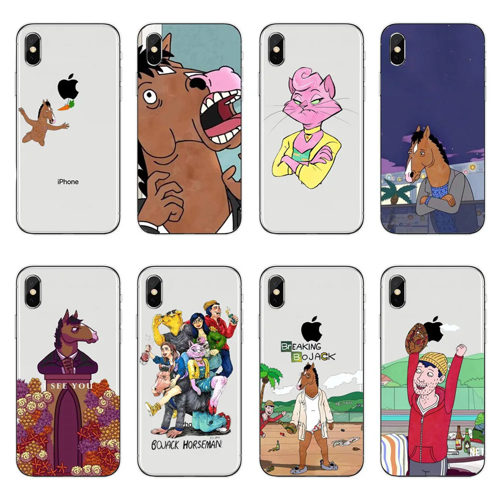 Lnterwing аниме Боджака чехол для iPhone X 10 6, 6 S, 7, 8plus, 5S SE XR XS макс 7 8 чехол-накладка на заднюю панель из силикона и мягкого ТПУ с крышкой чехол для телефона
