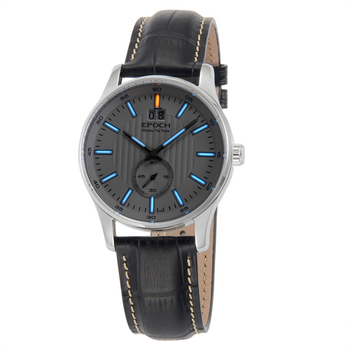 EPOCH 6021GN waterproof 100m tritium gas luminous big calendar display fashion business mens quartz watch