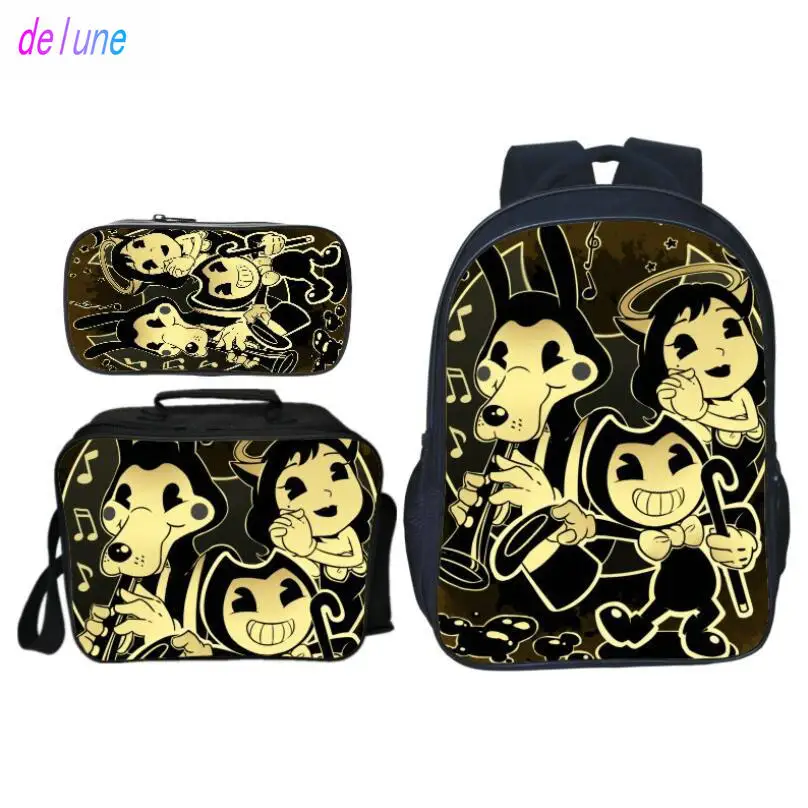 Набор рюкзаков Bendy And Ink Machine набор для мальчиков и девочек повседневные