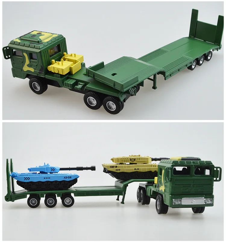 1:64 High Simulation Military Model Alloy Carrier Tank Car Toy Box Gift free shipping | Игрушки и хобби