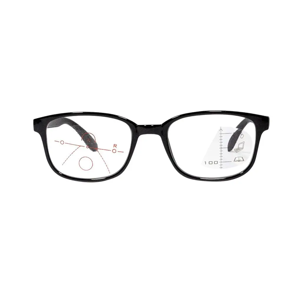 photochromic 3 piece Квадратный анти синий свет очки с бесцветными линзами удобные очки фотохромные уменьшить усталость прогрессивные многофокусные очки для чтения женщин - Цвет оправы: photochromic 3 piece