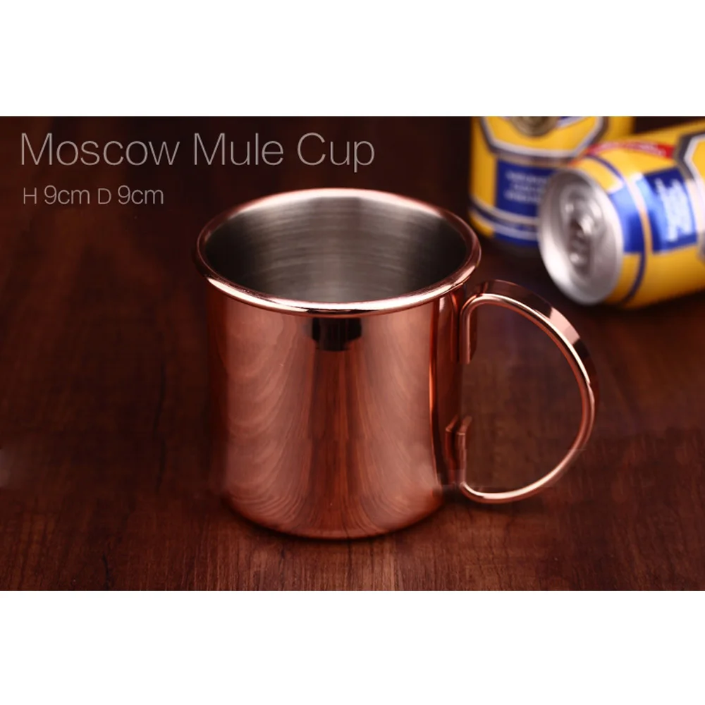 16 унц. медным покрытием из нержавеющей стали 18/8 Москва Мул медные кружки с
