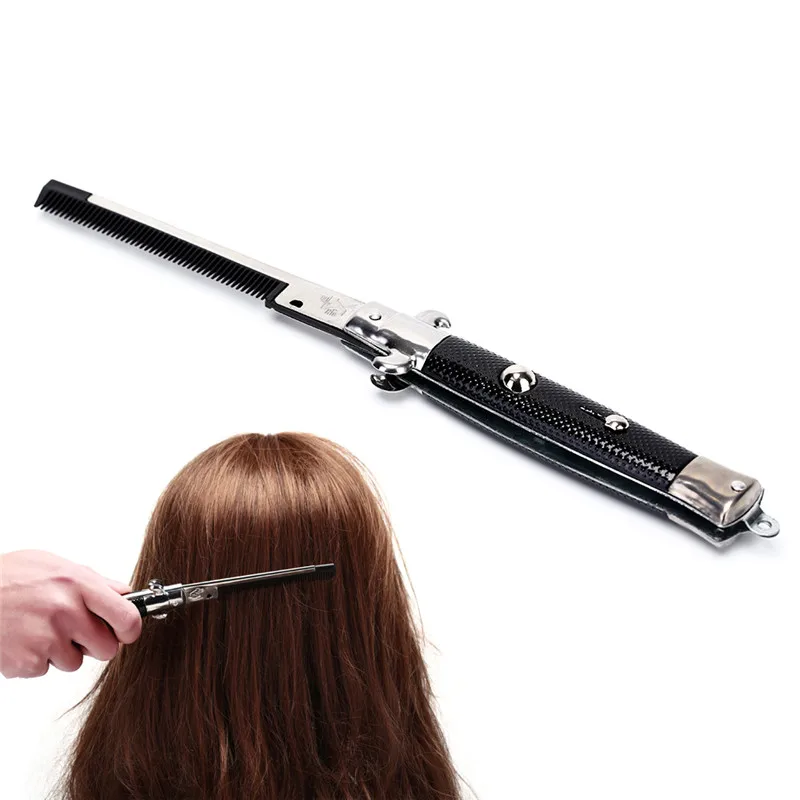 1 шт. карманная расческа для волос в форме ножа|Расчески| |