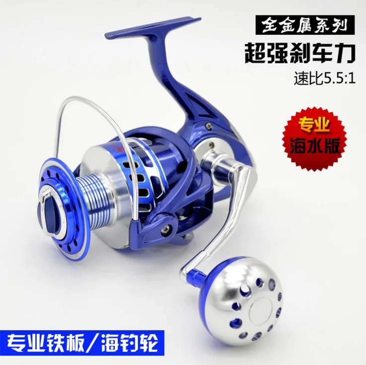 Спиннинговая катушка с металлическим корпусом 12 шарикоподшипников для