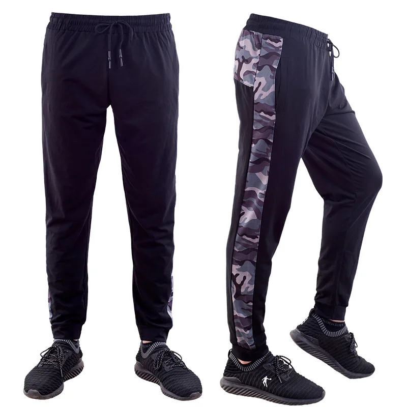 ESHINES модные новые спортивные брюки мужские камуфляжные стрейч зауженные
