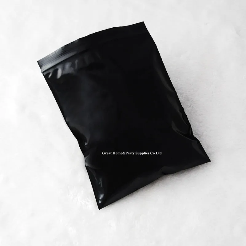 

4x5cm Free Shipping 100x Flat Black Reclosable Poly Ziplock Package Pouch Repacking Plastic Pocket Bags For Kitchen Storage
