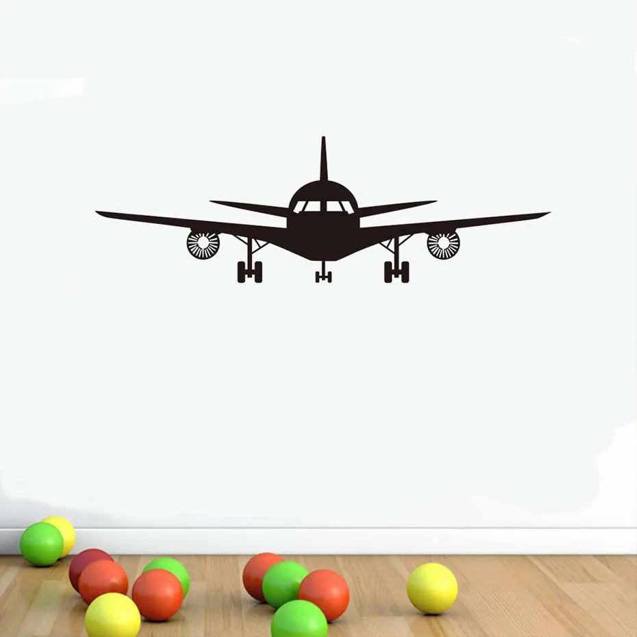 Виниловые Настенные стикеры Boeing Airplane для детской спальни | Дом и сад