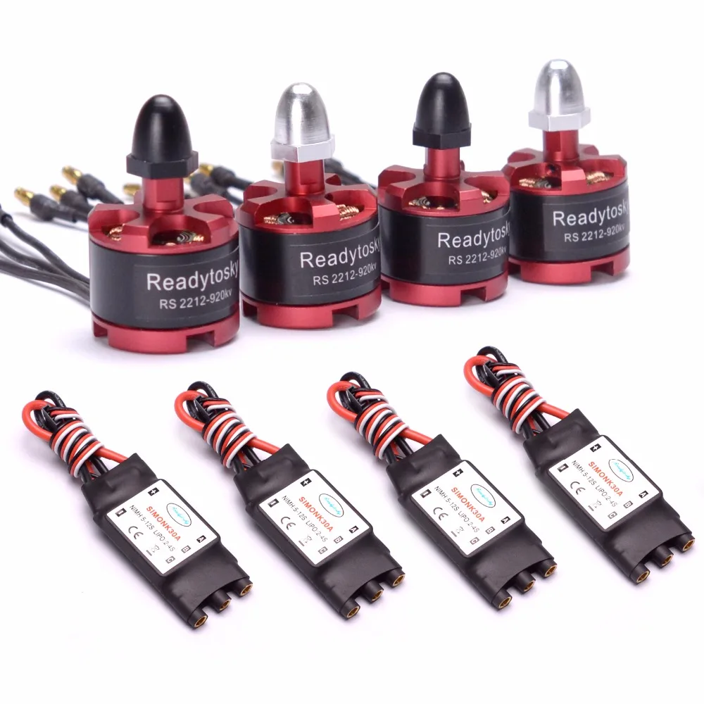 Бесщеточный двигатель 920kv 2 4S 2212 бесщеточный ESC 30A для 380 400 DJI F450 S500 S550 комплект