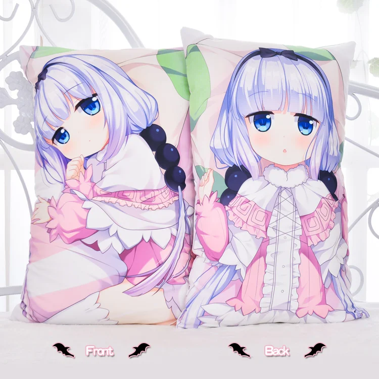 Аниме Miss Kobayashi's Dragon Maid Kanna обнимает тело наволочка чехол Kawaii Otaku 2WAY наволочка для ткани 35*55/160*50 см