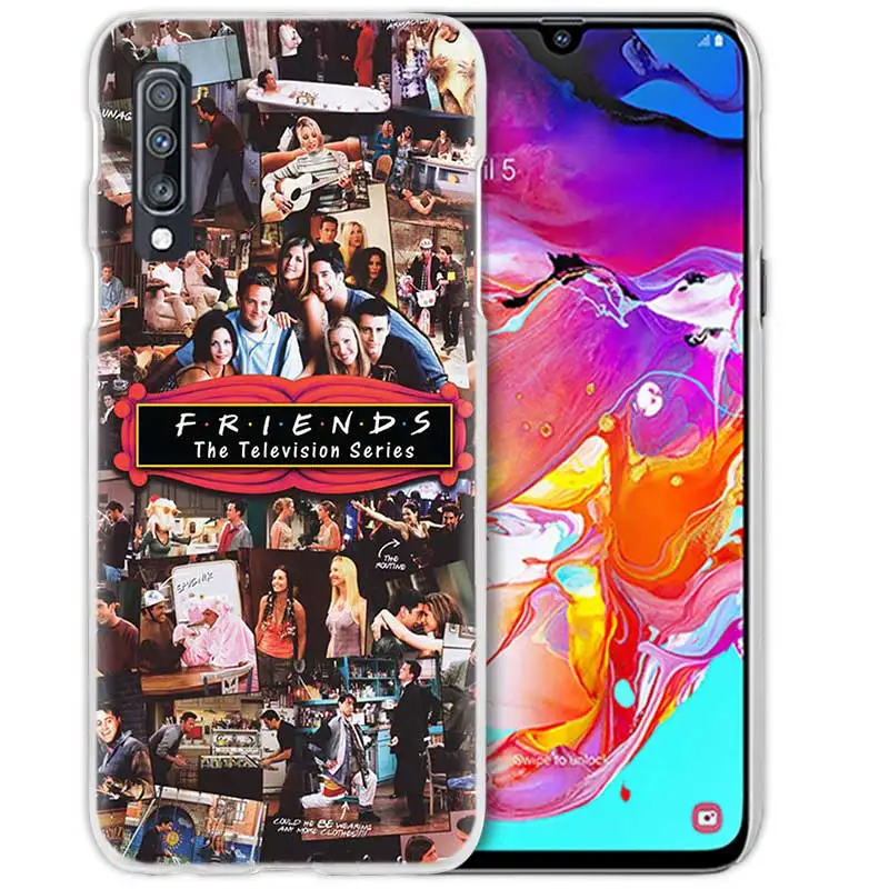 01 Лучшие друзья вместе чехол для samsung Galaxy A50 A70 A20e A40 A30 A20 A10 A8 A6 плюс A9 A7 жесткий прозрачный поликарбонатный чехол для телефона чехол - Цвет: 01