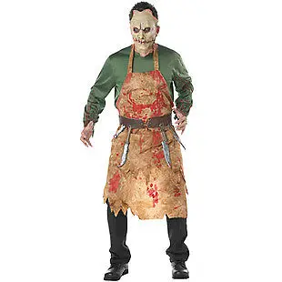 

Halloween bloody butcher installed Cosplay Costume Masquerade/Mischief Suit full set