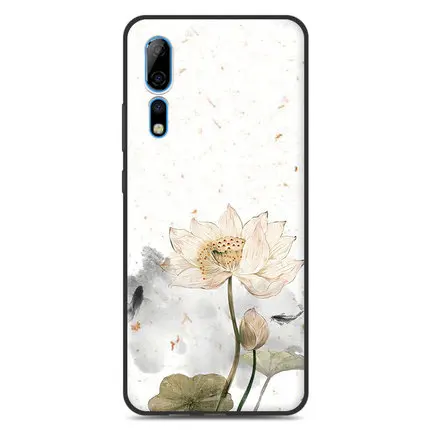 A20 Чехол для zte Axon 10 pro, мягкий силиконовый чехол для телефона с цветком, TPU, защитный чехол для zte Axon10 pro A2020Pro - Цвет: A20