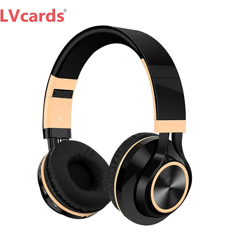 LVcards беспроводные наушники Bluetooth гарнитура складные наушники и наушники с микрофоном спортивные наушники B1-01