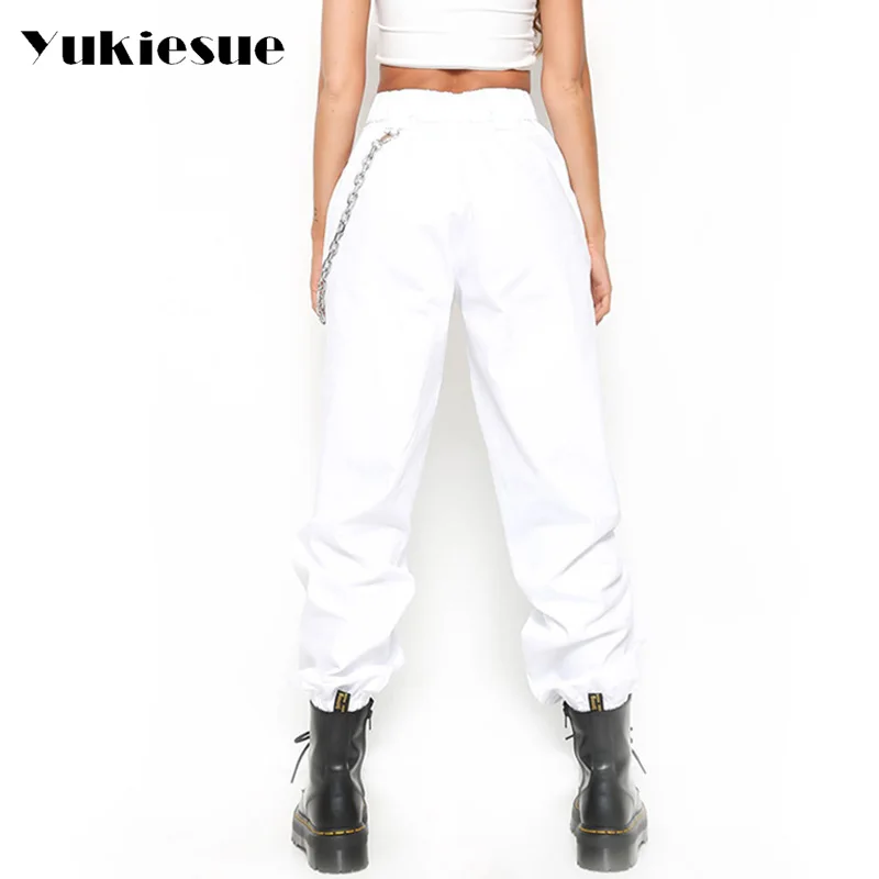 2018 летние женские шаровары с высокой талией модные тонкие длинные штаны в стиле