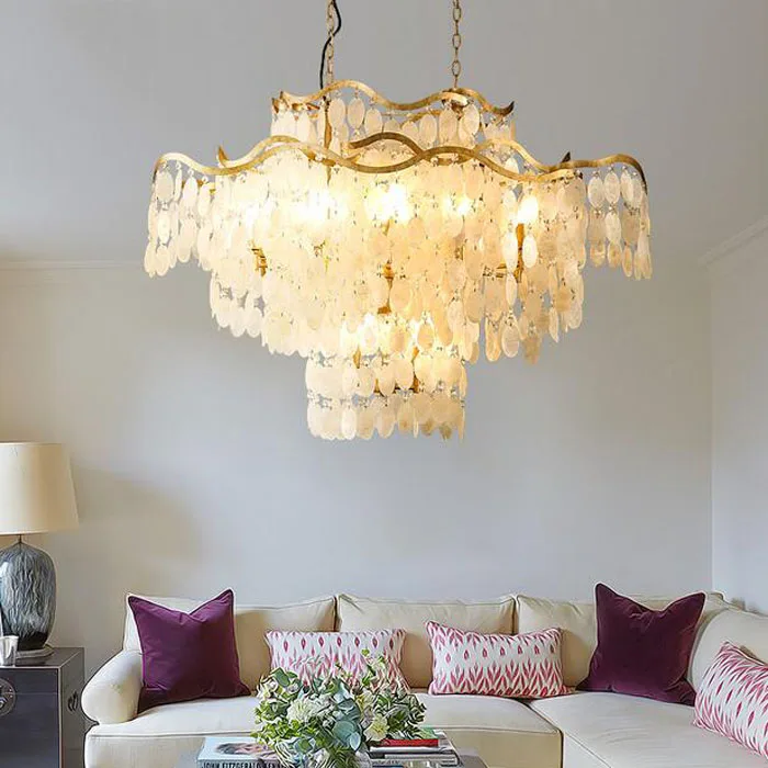 Американская Ретро Великолепная железная фотолюстра в средиземноморском стиле