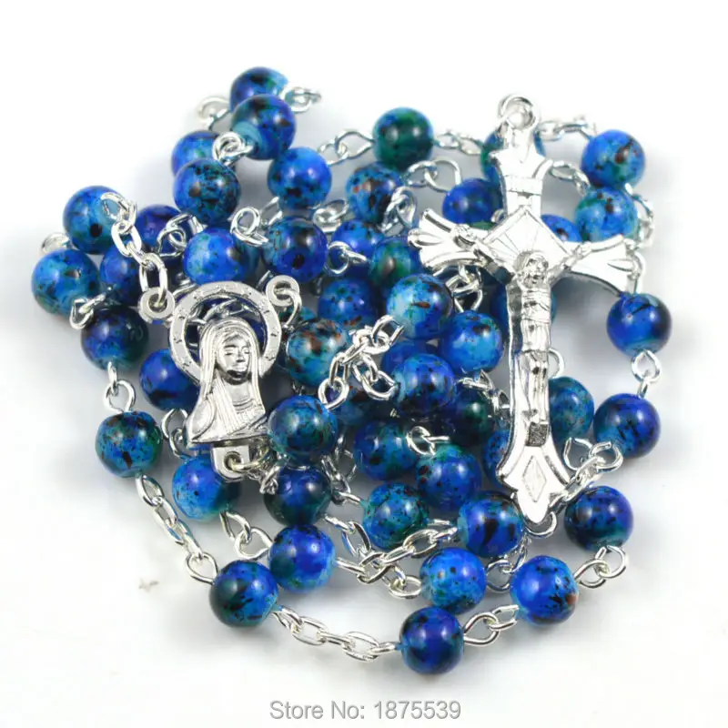 Красивые стеклянные круглые четки 6 цветов|catholic rosaries|rosary catholiccatholic rosary beads |