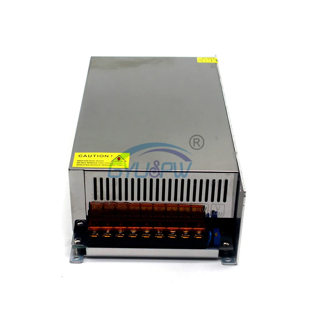 Одиночный выход 720W 60A 12V DC Блок питания Переключение трансформаторов AC110V 220V к DC12V