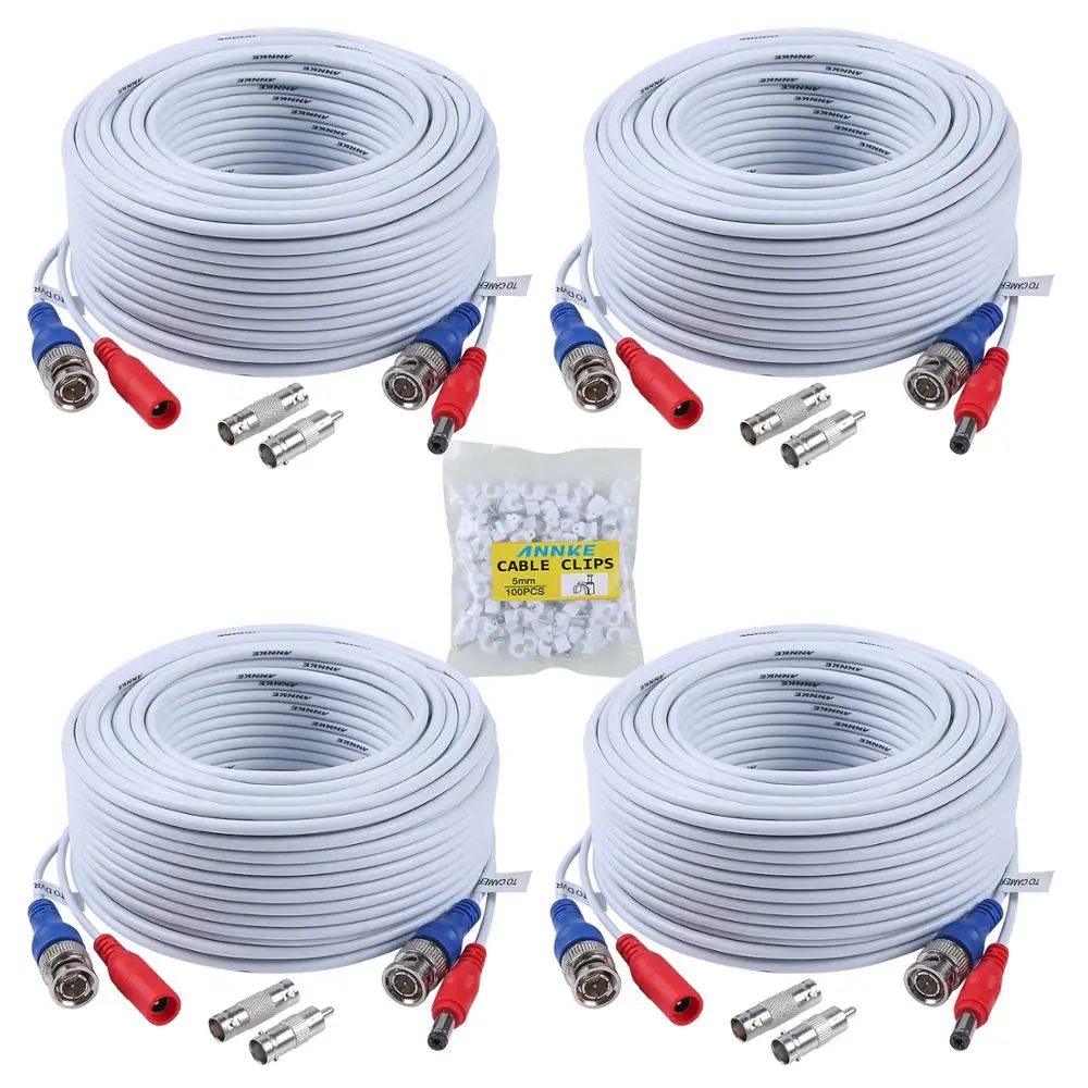 4 шт./упаковка Кабель BNC + DC для камеры видеонаблюдения|cable bnc|cable forbnc bnc |
