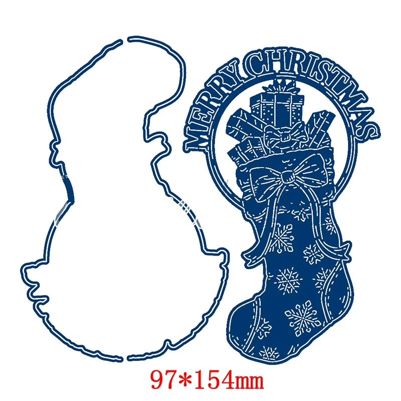 Christmas Holy Elk Flower Metal Cutting Dies Stencils For DIY Scrapbooking Decoration Embossing Supplier Handcraft Die Cut
