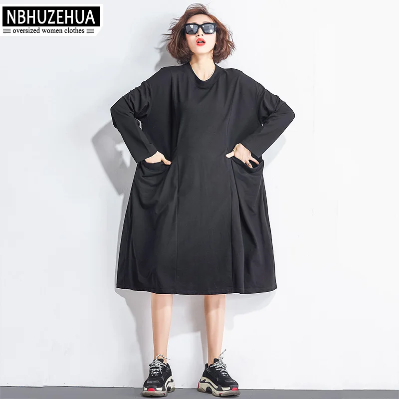 Платье женское винтажное большого размера с длинным рукавом 4XL 5XL|Женские платья|