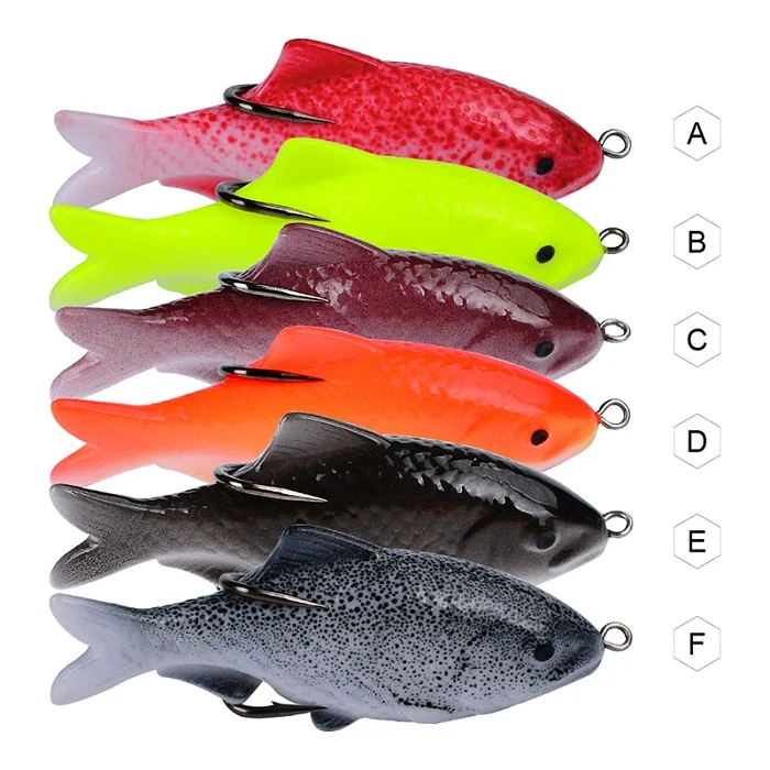 Mix Color 6 шт. силиконовый рыболовный крючок, приманка 18 г-0,63 унций, крючок, 6 цветов, мягкий 9,5 см-3,7", приманка для рыбалки, искусственный набор приманок - Цвет: Mix Color