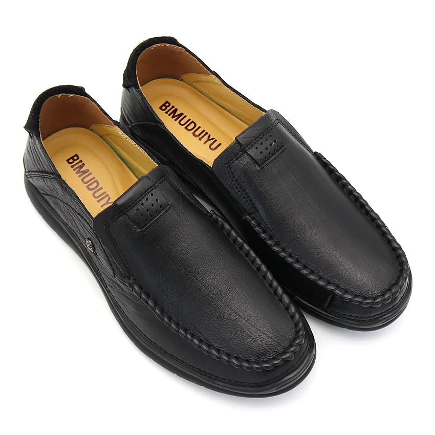 BIMUDUIYU/брендовая модная Осенняя Новинка деловая повседневная мужская обувь из