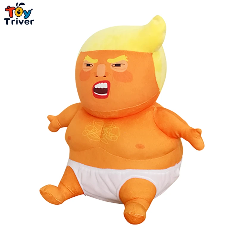 Дональд Трамп Плюшевые игрушки Мягкая кукла США президент смешная модель