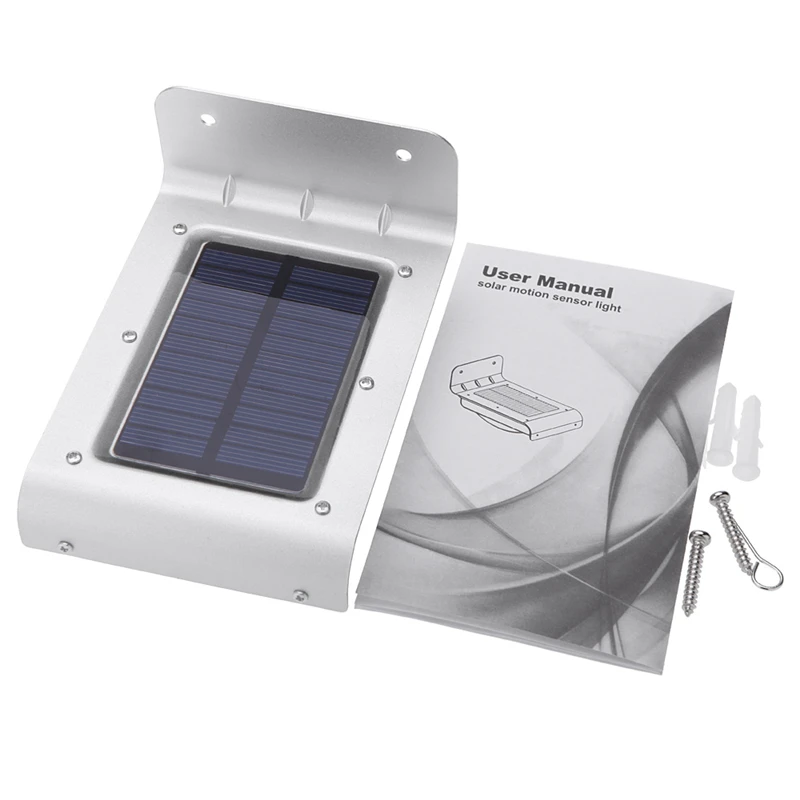 Фонарик на солнечной батарее с пассивным ИК датчиком движения уличный садовый