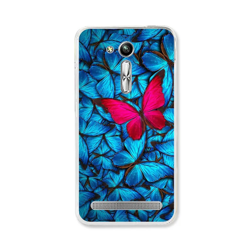 AKABEILA мягкие чехлы из ТПУ для Asus Zenfone GO 2nd Gen ZB452KG ASUS_X014D ZB450KL, 4,5 дюймов, чехол, Сумка с фламинго - Цвет: C111