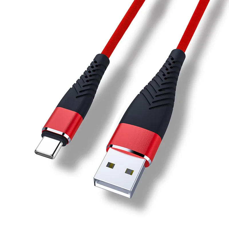 Красный 1 м 2 м 3 м данных USB быстрое зарядное устройство зарядки тип-c кабель для samsung galaxy S8 S9 Plus Note 9 Xiaomi Mi 8 происхождения короткий длинный провод шнур - Цвет: Красный