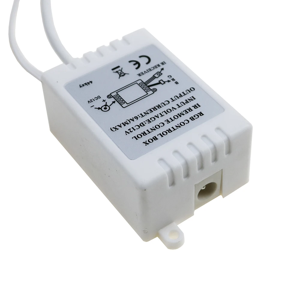 CHINCOLOR1pcs 44key DC12V 6A RGB Control ler красочный с ИК пультом дистанционного управления мини