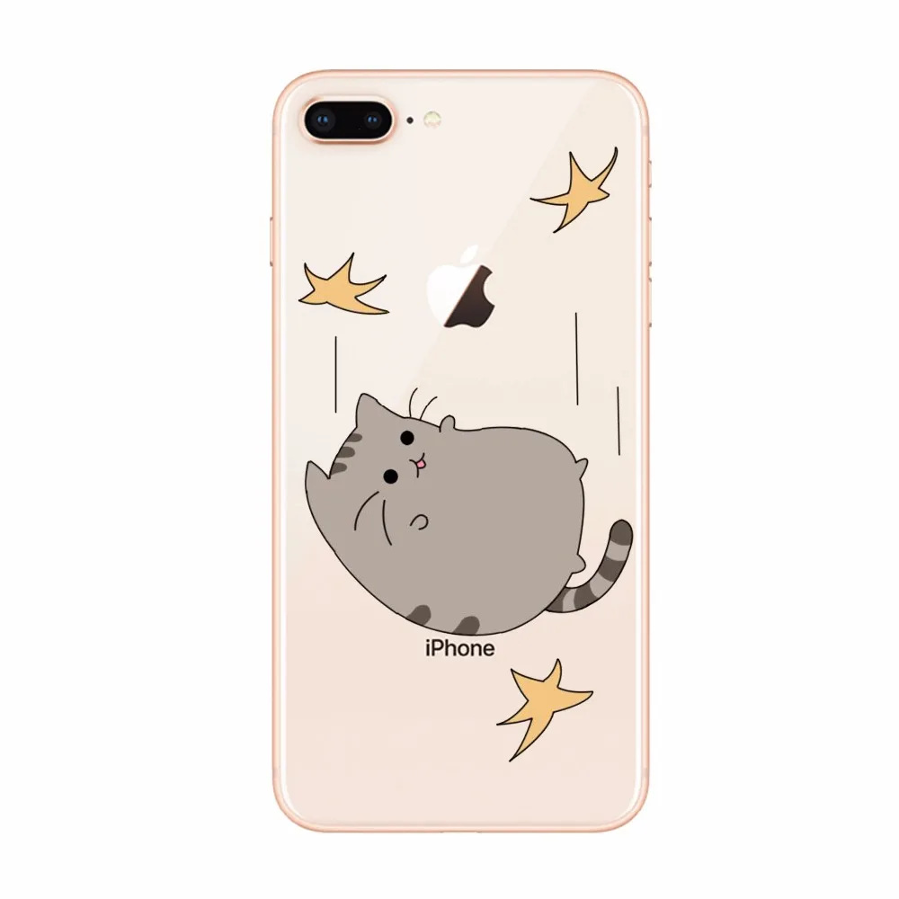 Mexemina Pusheen cute funny lovely Cat Hard Phone Case for Apple iPhone X 8 7 6 6s Plus | Мобильные телефоны и аксессуары