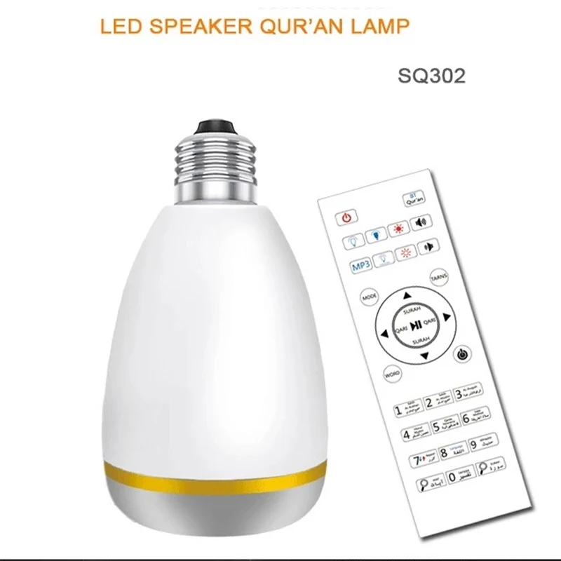 

Quran Speaker E27 Coran LED Lamp Arabic Bangla Audio Song Download Rainbow Quran Speakers LED Touch Lamp SQ302