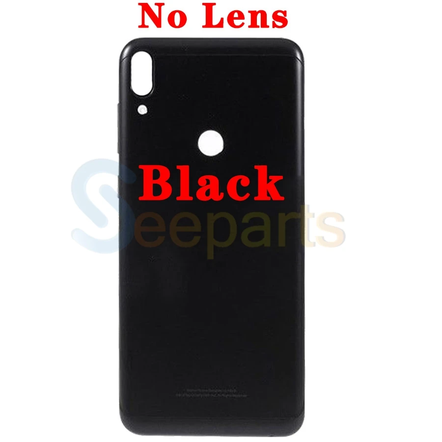 Новинка, чехол на заднюю крышку батарейного отсека для Asus Zenfone Max Pro(M1) ZB602KL, чехол на батарейку для ASUS ZB601KL - Цвет: Black No Lens