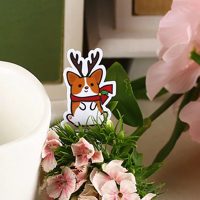 40 шт Самоклеющиеся милые корги собаки Скрапбукинг наклейки Фрукты DIY стикер для